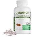Bronson Scorțișoară Plus Crom Picolinat Supliment, Crom de mare potențial, Non-GMO, 120 Capsule vegetariene