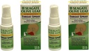 Seagate Produse Homeopatic Olive Leaf Spray (Pachet de 2) 1 Ounce Raspberry-Spearmint