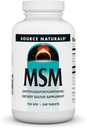 Sursa Naturale MSM (metilsulfonilmetan), 750mg - 240 comprimate