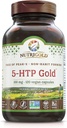 Nutrigold 5-htp 100mg, 120 capsule vegetariene - Standard de aur pur 5-Htp extract garantat gratuit de dăunătoare varf-x, Gmos, & Allergens