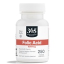 365 de Whole Foods Market, Acid folic 800mcg, Vegan, 250 comprimate