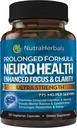 Brain Booster Supliment - 90 zile de aprovizionare- Nootrops Claritate mentală, Memorie & Focus. Formulat științific pentru performanță prelungită - DMAE, Bacopa Monnieri, Rhodiola Rosea.