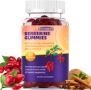 Berberine Gumries cu Berberine HCL,Ceylon Scorțișoară,Magnesium Glicinate Sistem imunitar Suport pentru bărbați și femei 60Gummies