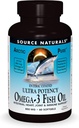 Sursa Naturals ArcticPure Omega-3 Ulei de pește 850mg Ultra Potență EPA + DHA pentru inimă, articulație, creier și sănătate imună -Enteric acoperite pentru stomacuri sensibile - 60 Softgels