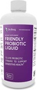 Dr. Berg's Friendly Probiotic Liquid Supplement Drink Mix w/ 12 Live Probiotics Strains & Lactobacillus Acidophilus - Digestive Health, Immune System & Gut Support for Men Women & Kids - 1 Month Support