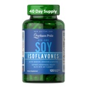 Puritan's Pride Non-GMO Soy Isoflavones 750mg, Dietary Supplement with Active Daidzein, Genistein, and Glycitein Supports Menopause and Hot Flashes, 120 Rapid Release Capsule