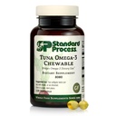 Proces standard ton Omega-3 Chewable - supliment ulei de pește cu DHA - Omega-3 Supliment pentru a sprijini creierul și sănătatea ochilor - Sursa excelentă de antioxidanți - Gluten-Free & non-Dairy - 120 Softgels
