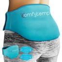 Comfytemp Ice Pack for Back Pack Pack for Back Pack Packs, 2 Packs, FSA eligibile, Reusable Gel Down Back Wrap Ice Brace for Sciatica Răniri, Compresie la rece fierbinte pentru Lumbar de jos, talie, Bărbaţi Femei după Chirurgie Cadou