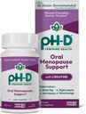 Ph-D Feminine Health Support - Holistic Menopauza suport - Supliment oral cu CON-CRET concentrat Creatina, Sage, Rhodiola, și Black Cohosh - 30 Conte