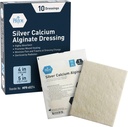 MED PRIDE Silver Calciu Alginate Wound Dressing, 10 Pack 