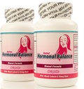 Echilibru hormonal. Suplemento Natural para balansar las hormonas femeninas. Set de 2 Frascos con 90 capsulas CADA uno. Tratamiento para 3 Meses. 100% Natural