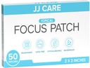 JJ CARE Focus Patch - Pachet de 50 All-Natural Focus Plus Patch-uri pentru adulți, Concentrarea de sprijin, Focus și Memorie 