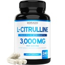 L Citruline 3000mg Supliment (240 capsule) Suport L Arginine & Nitrosilicat Pastile - L-Citrulin pentru barbati si femei - Recuperare musculara si pompa Supliment - 3rd Party testat, Vegan, Non-GMO - Statele Unite ale Americii Made
