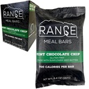 Range Meal Bar - Baruri de substituţie de mare calorie masă - Baruri gratuite gluten - mese de rucsac - 6 Pack (Mint Chocolate Chip)