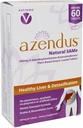 Azendus Natural SAM-e pentru Sănătatea Ficatului 60 Conte, 400mg, 1 Formular recomandat, Pur, Natural, Stabil, Grad Farmaceutic La fel, Absorbție rapidă