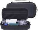 Hard Shell transporta caz pentru nebulizator portabil de mână Inhalator de astm, EVA Travel Bag pentru Astma Spacer Mask pentru bărbați și Woemn, Medicine Kits Organizator, Atomizor Holder cu Mesh Pocket
