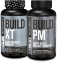 Fabrica Jacked AM & PM musculare Clădire supliment Stack - Build-XT musculare constructor & construi PM timp de noapte musculare creștere și somn ajutor