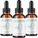 (3 ambalaj) Zencortex pentru Tinitus Relief - Formula oficială - Zencortex picături pentru urechi, Zen Cortex 24 Tinitus scade suplimente lichide Recenzii, Zen Cortex suport auditiv Formula, Zencortex Oral (4oz)
