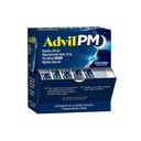 Advil PM Pain Relieiver și somn pe timp de noapte Ajutor, Pain Medicine cu Ibuprofen pentru ameliorarea durerii și difenhidramină Citrate pentru un ajutor de somn - 50x2 Caplete acoperite