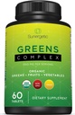 Premium USDA Greens Organic Superfood Tablete de legume 
