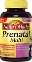 Natura făcut Multi, 250 comprimate, Acid folic + 17 vitamine prenatale și minerale pentru a sprijini dezvoltarea copilului și mama, vitamina D3, calciu, fier, iod, vitamina C, și mai mult