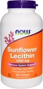 Acum alimente Floarea-soarelui lecitină 1200mg, 200 Softgels, ambalaj de 2