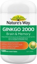 Natura's Way Ginkgo Biloba 2000MG 100+20 comprimate