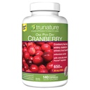 trunature Cranberry 650 mg, 140 capsule vegetariene (3 ambalaje)