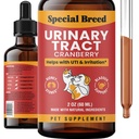 Tratamentul infectiei tractului urinar pentru pisici si caini - Supliment UTI Cranberry, Suport renal si vezica urinara, 2 oz