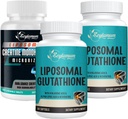 Liposomal Glutatione Softgels - 120 Softgels + Creatin Monohidrat Micronited - 60 Counts