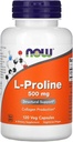 Proline, 500 mg, 120 Vcap de Now Foods (Pachet de 4)