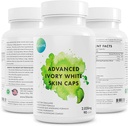 Capace albe de piele Advanved Ivory - Potenţă maximă 2028 mg Glutatione Piele Albire 90 Capsule- GSH - Cel mai bun albitor- alb-/luminează pielea ta Ton-natural Dark Spot Remover-Doctor Formulat