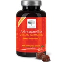 NORDIC Ashwagandha Gummies, 300 mg Ashwagandha Root Extract, Sugar Free, Adaptogens pentru bărbaţi şi femei, Delicious Mango Peach, 60 Gummies