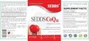SedDS® CoQ10 Ubichinol Suplimentul pentru sanatate cardiovasculara, Vitamina zilnica pentru sanatatea inimii si energie (conte 60), Softgel lichid de mare absorbtie pentru hipertensiune si colesterol