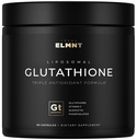 ELMNT 2150 mg Super Liposomal Glutatione Supliment w. Vitamina C, Querbetin & Pur L Glutatione 2000mg Triple Action Formula Glutatione Liposomal Supliment w. Strat fosforolipidic - 90 pastile, Non-GMO