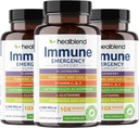 se vindecablend 10 din 1 supliment de sprijin imun Booster cu elderberry, zinc, echinacea, Turmeric, Lactobacillus Acidophilus, pentru adulţi (3 ambalaj)
