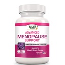 Advanced Menopause Support - Complex hormonal de sex feminin naturale pentru Flash-uri fierbinți, Swings și uscatura vaginala - negru Cohosh, Soy Isoflavones & Extract de plante - Nu include hormoni