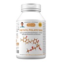 ANDREW LESSMAN Metil Folate 1000mg - 240 capsule - 1000 mcg L-metil Folat, Nivele potente de vitamina B9 esentiala. Sprijina inima sanatoasa, creier, imun si sarcina. Capsule uşor de înghiţit