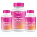 Pink Stork Total Prenatal, Probiotic & Metil Folate 