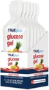 TRUEplus Glucoză Gel Pouch, fructe Punch Aroma, 15g rapid-acționare Carbohidrați, Fat gratuit, Gluten gratuit, Suport rapid pentru zahăr din sânge scăzut și energie, 6 Pack