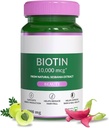 Supliment Biotin pentru parul mai puternic, Suport unghii mai sanatoase si stralucire piele pentru femei si barbati, Natural Sesbania Grandiflora Herb, 60 Veg Tabs