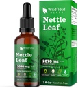 Stinging Nettle Leaf Extract picături 2000mg (Urtica dioica L.) Suplimentul Herbal Absorbs mai bine decât capsule, 1 lună de aprovizionare, 84 Serviri, Alcool-Free Tinctură - 2 Oz, Pachet de 1