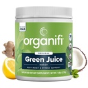 Organifi Green Juice - supliment de pulbere cu Spirulina organică, Ashwagandha, și Chlorella - ajută la realizarea obiectivelor de fitness și reduce nivelurile de cortizol, 30 de zile de aprovizionare