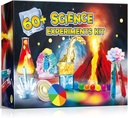 UNGLINGA 60+ Science Experiments Kits pentru copii, Boys Girls Toys Cadouri, Science Lab S.T.E.M. Activităţi Proiect educaţional cu Chimie Set, Erupting Volcano, Culoare