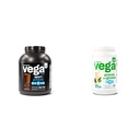 Vega Sport Premium Vegan Praf de proteine Ciocolata (45 Serviri) 30g Pe bază de plante Proteină & Proteine și Verzi Pulbere de proteine, Vanilie - 20g de plante pe bază de proteine Plus legume