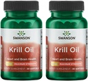 Swanson EFAS- Krill Oil - Putere maximă - 1 g, 30 Softgels (2 ambalaj)
