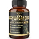 5in1 Capsule Premium Ashwagandha - Adăugat Turmeric, Rhodiola Rosea, Ginger, Pepper Negru - 180 Capse pentru 6 luni