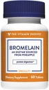 Vitamina Shoppe Bromelain 500MG & 2000 GDU, susţine digestia şi absorbţia proteinelor, enzimele provenite din Ananas (60 capsule)