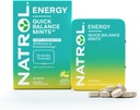 Natrol Echilibru rapid menta energie, Suplimentul energetic, 30 Ceai verde de lamaie natural și artificial arostat, 30 Conte, 15 zile de aprovizionare