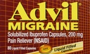 Advil Migrene - 80 capsule umplute cu lichid